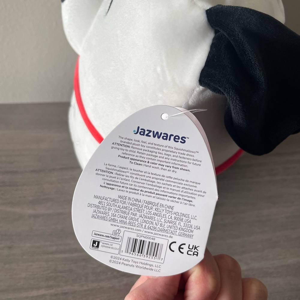 Snoopy the Cupid Squishmallow - 8” - Picture 6 of 6